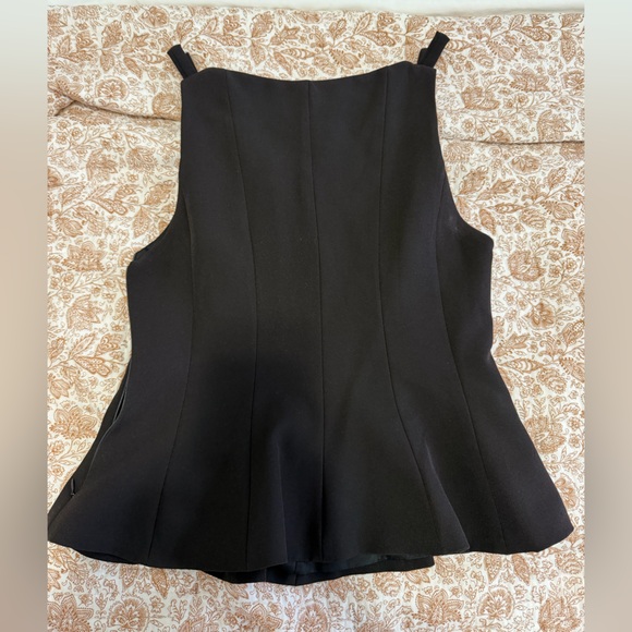 Zara Black Peplum top worn once - Picture 3 of 3